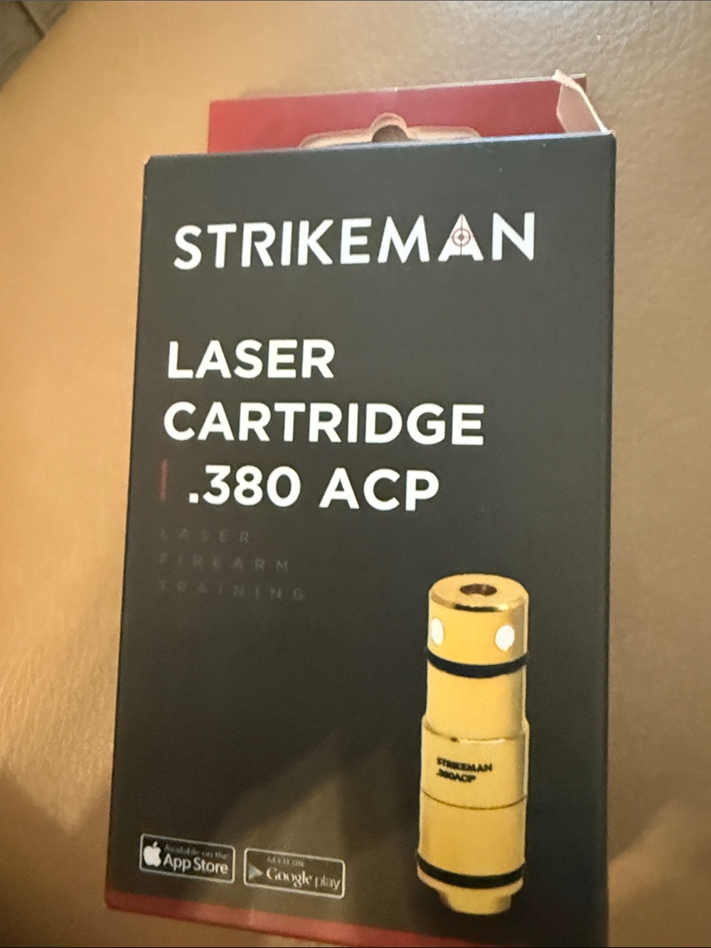 Strikeman Yellow .380 ACP Laser Training Cartridge